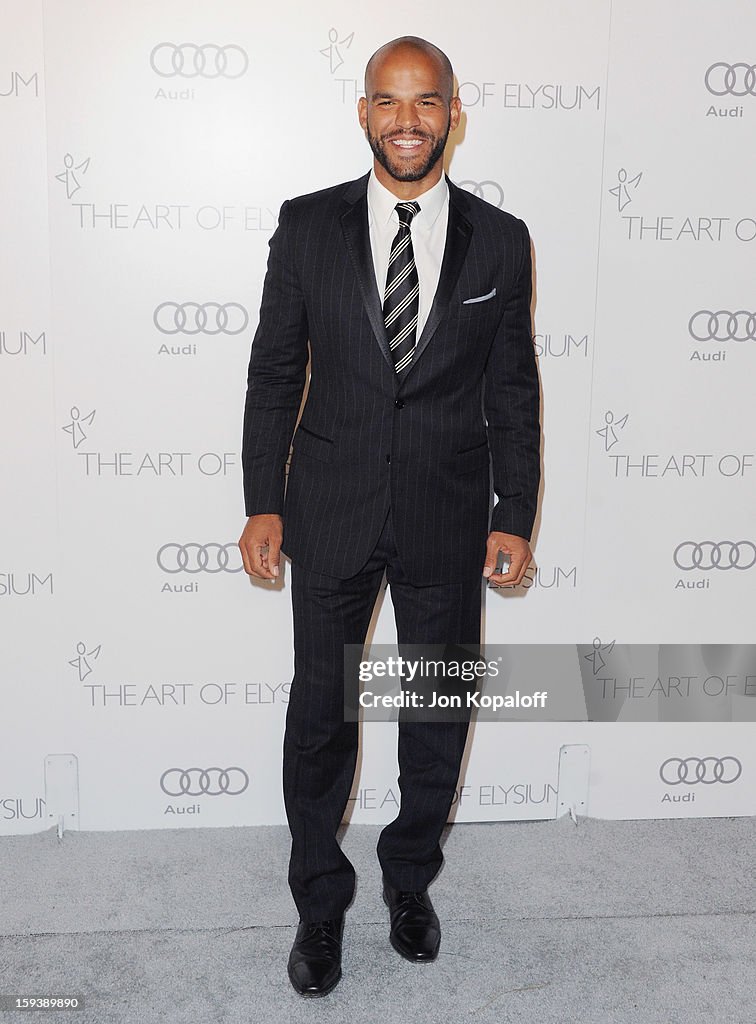 Actor Amaury Nolasco arrives at the Art Of Elysium's 6th Annual... News ...