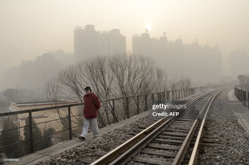 CHINA-ENVIRONMENT-THEME-POLLUTION