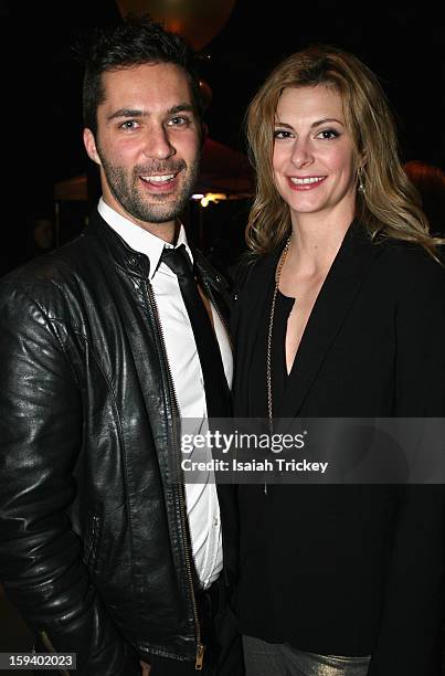 Film Producer David Cormican and Astrid Handling attend the "FOR THE LOVE OF R&B CONCERT" at The Sound Academy on January 12, 2013 in Toronto, Canada.