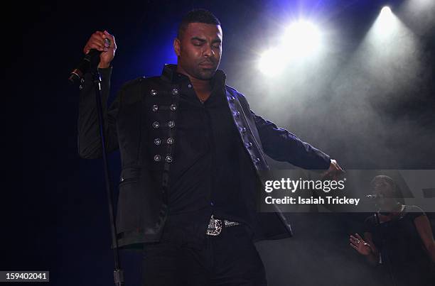 Ginuwine performs for the "FOR THE LOVE OF R&B CONCERT" at The Sound Academy on January 12, 2013 in Toronto, Canada.