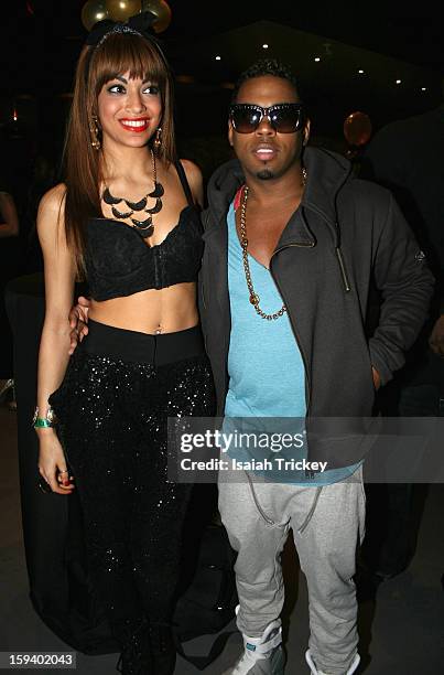 Singers Haley Small and Bobby V attend the "FOR THE LOVE OF R&B CONCERT" at The Sound Academy on January 12, 2013 in Toronto, Canada.