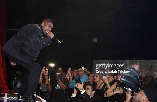 Ginuwine performs for the "FOR THE LOVE OF R&B CONCERT" at The Sound Academy on January 12, 2013 in Toronto, Canada.