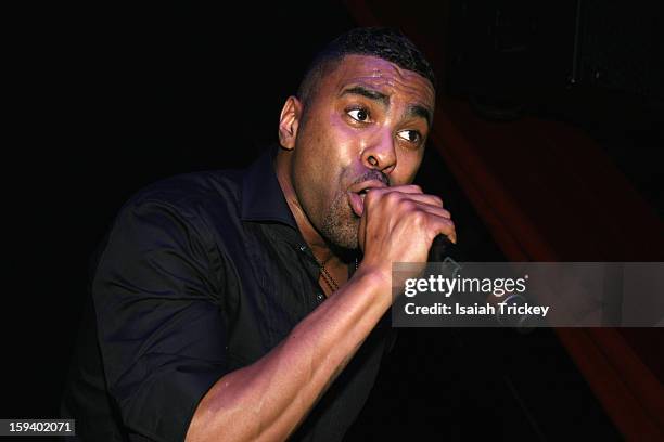 Ginuwine performs for the "FOR THE LOVE OF R&B CONCERT" at The Sound Academy on January 12, 2013 in Toronto, Canada.