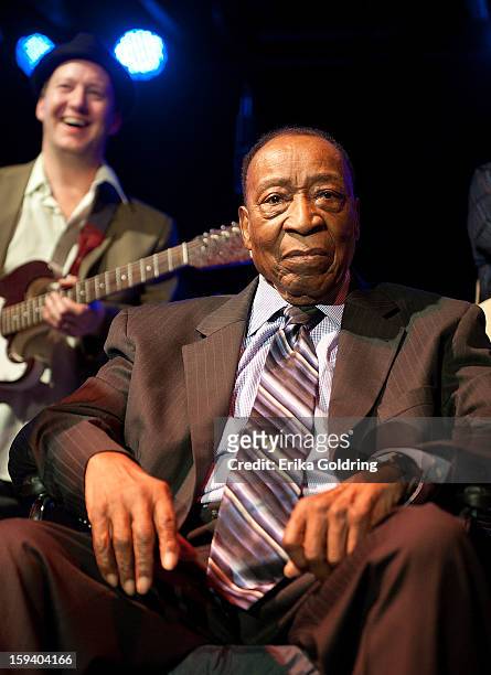 Rock and Roll Hall of Fame member Dave Bartholomew attends "My Lil' Darlin': An HBO Treme All Star Revue" at Tipitina's on January 12, 2013 in New...
