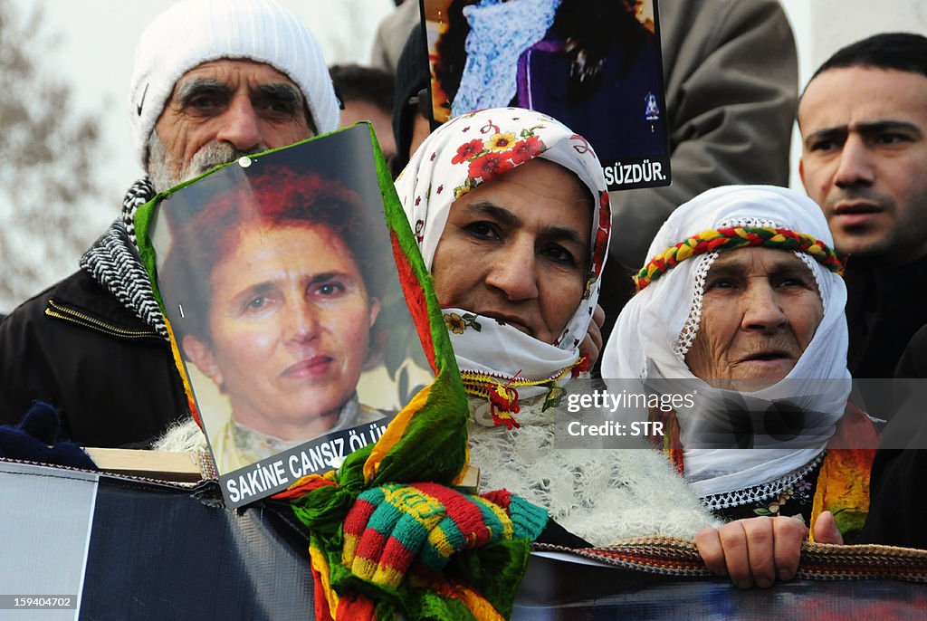 TURKEY-CRIME-KURDS-PROTEST