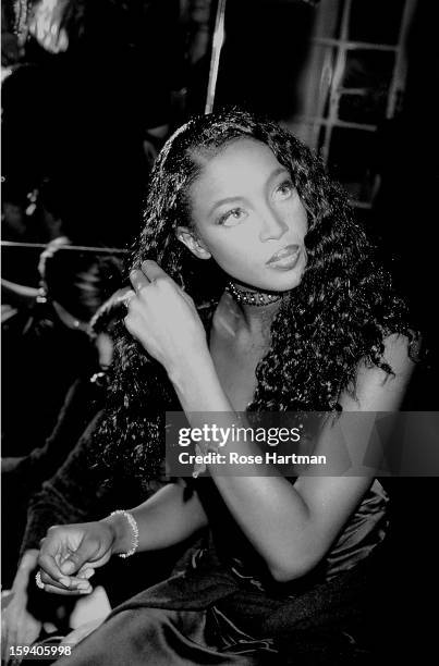 Naomi Campbell, Victoria's Secret fashion show, Plaza Hotel, New York, New York, early 1990s.