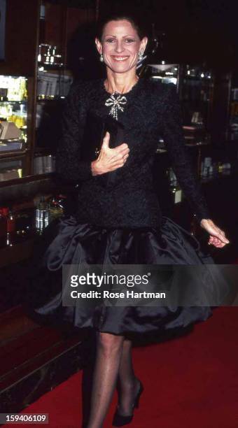 Annette de la Renta, party for Oscar de la Renta, Saks Fifth Avenue, New York, New York, 1982.