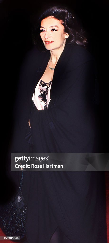 Anouk Aimee At The Guggenheim Museum