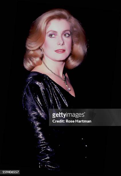 Actress Catherine Deneuve attends a film party at the Museum of Modern Art, New York, New York, 1996.