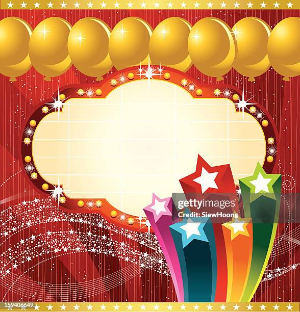 festive celebration - circus poster stock illustrations