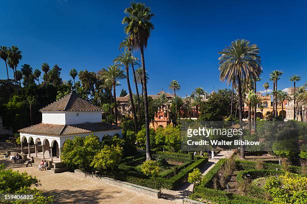 spain, andalucia region, seville province - alcazar seville stock pictures, royalty-free photos & images