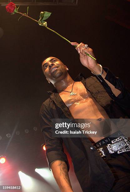 Ginuwine performs for the 'FOR THE LOVE OF R&B CONCERT' at The Sound Academy on January 12, 2013 in Toronto, Canada.