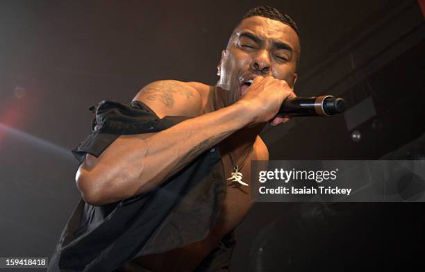 Ginuwine performs for the 'FOR THE LOVE OF R&B CONCERT' at The Sound Academy on January 12, 2013 in Toronto, Canada.