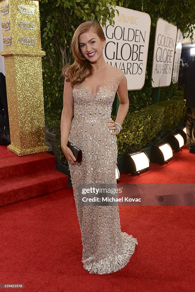 Moet & Chandon At The 70th Annual Golden Globe Awards Red Carpet