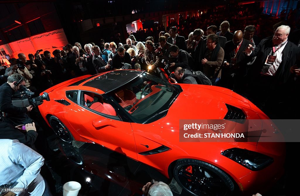 US-DETROIT-AUTO-SHOW-CORVETTE