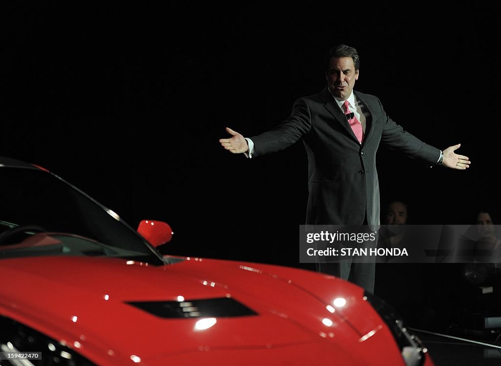 US-DETROIT-AUTO-SHOW-CORVETTE