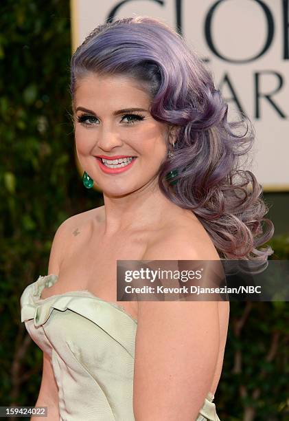 70th ANNUAL GOLDEN GLOBE AWARDS Kelly Osbourne Pictured: arrives to the 70th Annual Golden Globe Awards held at the Beverly Hilton Hotel on January...