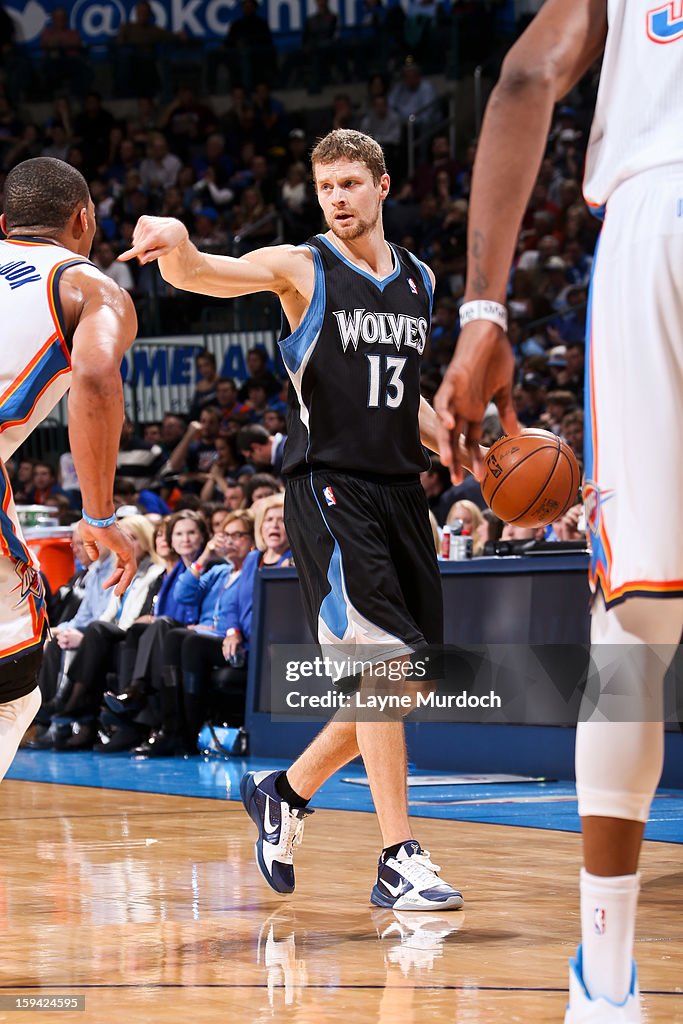 Minnesota Timberwolves v Oklahoma City Thunder