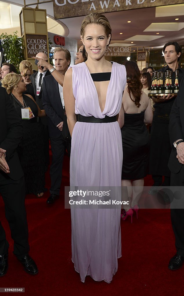 Moet & Chandon At The 70th Annual Golden Globe Awards Red Carpet