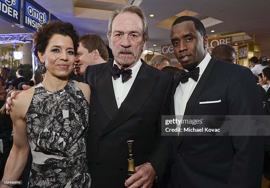 Moet & Chandon At The 70th Annual Golden Globe Awards Red Carpet