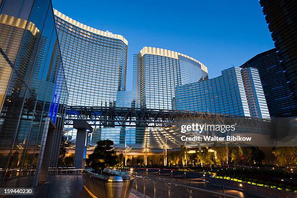 usa, nevada, las vegas, citycenter - citycenter las vegas stock pictures, royalty-free photos & images