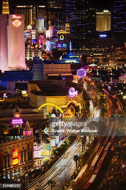 usa, nevada, las vegas, the strip - the strip las vegas stock pictures, royalty-free photos & images