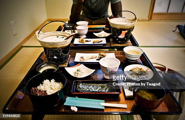 kaiseki breakfast - 料亭 ストックフォトと画像