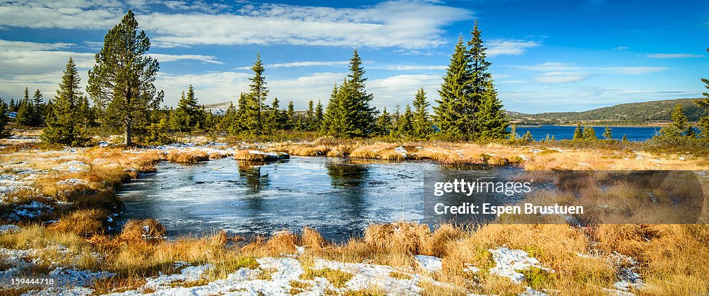Pond Ice Ridge Mountain Ice Pond High-Res Stock Photo - Getty Images
