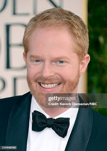 70th ANNUAL GOLDEN GLOBE AWARDS -- Pictured: Actor Jesse Tyler Ferguson arrives to the 70th Annual Golden Globe Awards held at the Beverly Hilton...