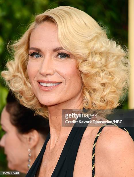 70th ANNUAL GOLDEN GLOBE AWARDS -- Pictured: Actress Kelly Lynch arrives to the 70th Annual Golden Globe Awards held at the Beverly Hilton Hotel on...
