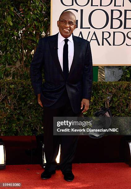 70th ANNUAL GOLDEN GLOBE AWARDS -- Pictured: Al Roker arrives to the 70th Annual Golden Globe Awards held at the Beverly Hilton Hotel on January 13,...