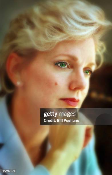 Michigan attorney general and Governor-elect Jennifer Granholm appears in this file photo from July 16, 2002 in Lansing, Michigan. Granholm, a...