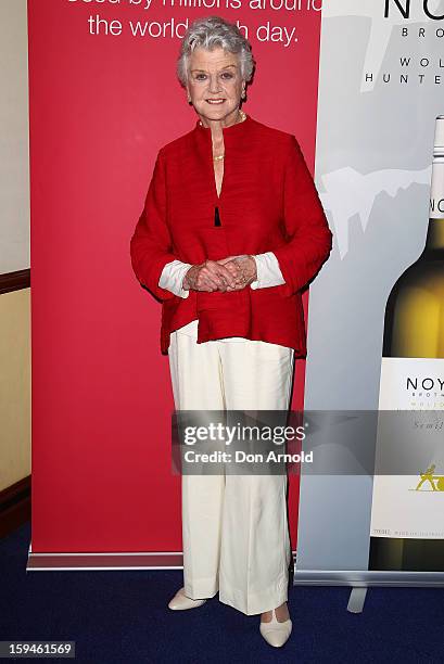 Angela Lansbury walks the red carpet at the 2012 Sydney Theatre Awards at the Paddington RSL on January 14, 2013 in Sydney, Australia.