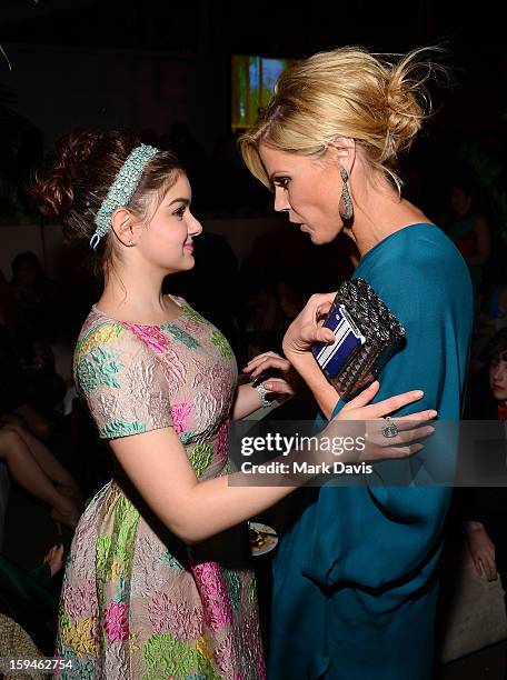 Actresses Ariel Winter and Julie Bowen attend the FOX After Party for the 70th Annual Golden Globe Awards held at The FOX Pavillion at The Beverly...