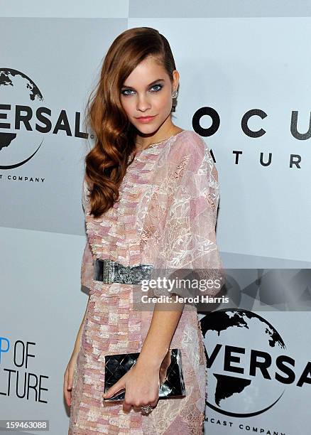 Model Barbara Palvin attends the NBCUniversal Golden Globes viewing and after party held at The Beverly Hilton Hotel on January 13, 2013 in Beverly...