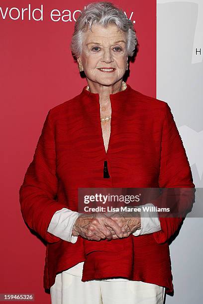 Angela Lansbury walks the red carpet at the 2012 Sydney Theatre Awards at the Paddington RSL on January 14, 2013 in Sydney, Australia.