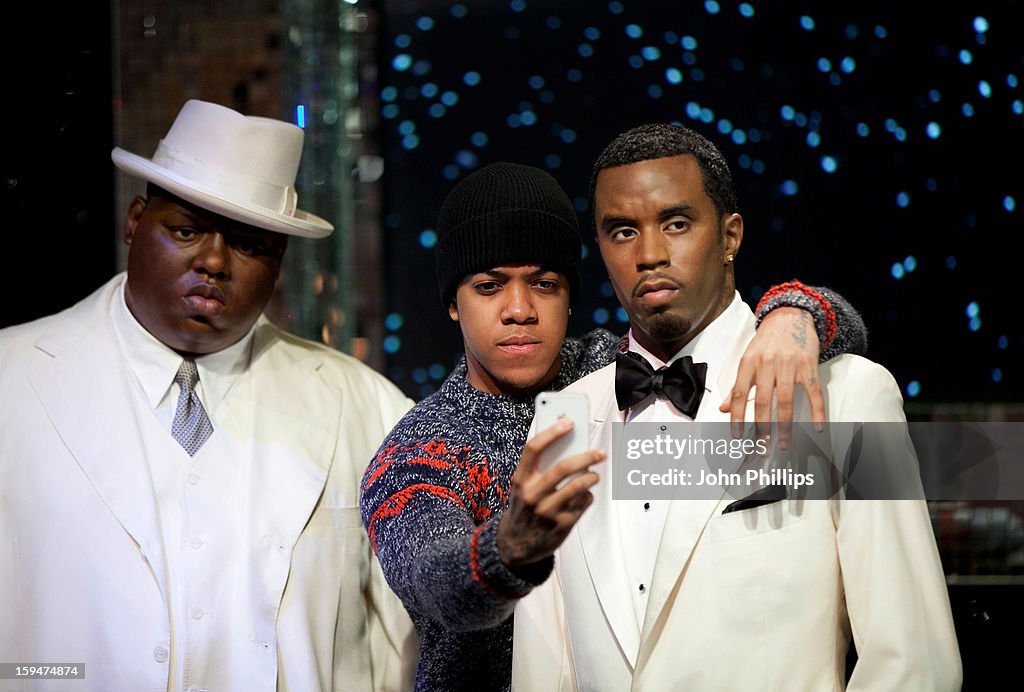 Chip Rapper Body Chip attends a photocall to launch the new wax figures of rap stars ...