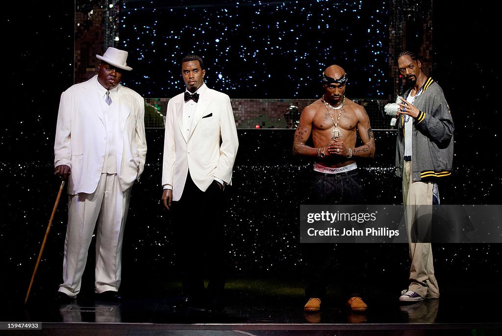 Chip Unveils Rap Star Wax Figures At Madame Tussauds