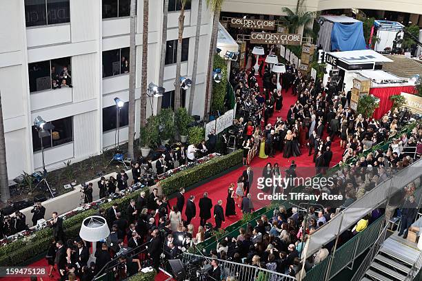 General view at the NBC/Universal/Focus Features/E! Networks Golden Globe Awards Celebration Designed And Produced By Angel City Designs at The...