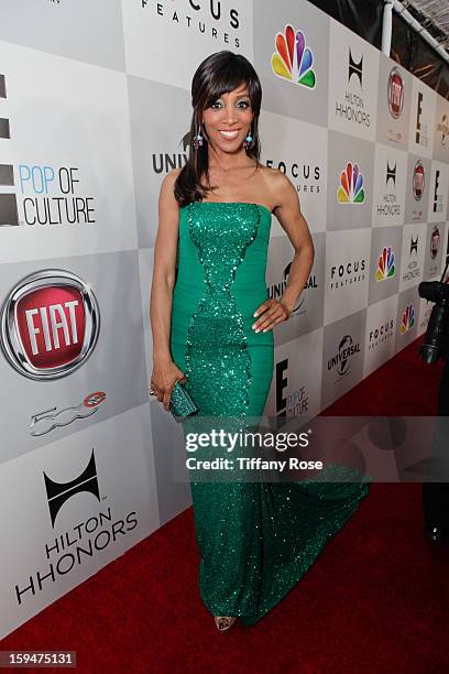 Personality Shaun Robinson attends the NBC/Universal/Focus Features/E! Networks Golden Globe Awards Celebration Designed And Produced By Angel City...