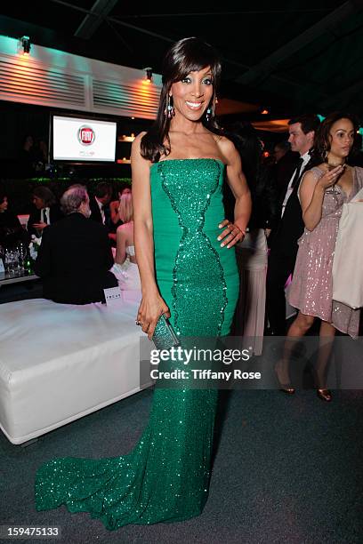 Personality Shaun Robinson attends the NBC/Universal/Focus Features/E! Networks Golden Globe Awards Celebration Designed And Produced By Angel City...