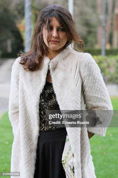 Actress Carole Combes attends the 'Apres Mai' photocall at Casa del Cinema on January 14, 2013 in Rome, Italy.