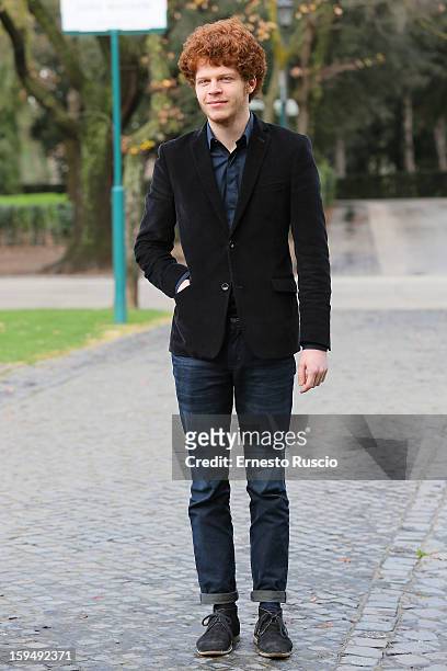 Actor Hugo Conzelmann attends the 'Apres Mai' photocall at Casa del Cinema on January 14, 2013 in Rome, Italy.