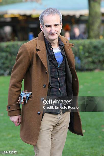 Director Olivier Assayas attends the 'Apres Mai' photocall at Casa del Cinema on January 14, 2013 in Rome, Italy.