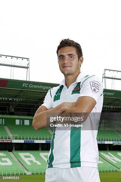 Dusan Tadic during a photoshoot at FC Groningen on July 6, 2011 at the Euroborg stadium in Groningen, Netherlands.