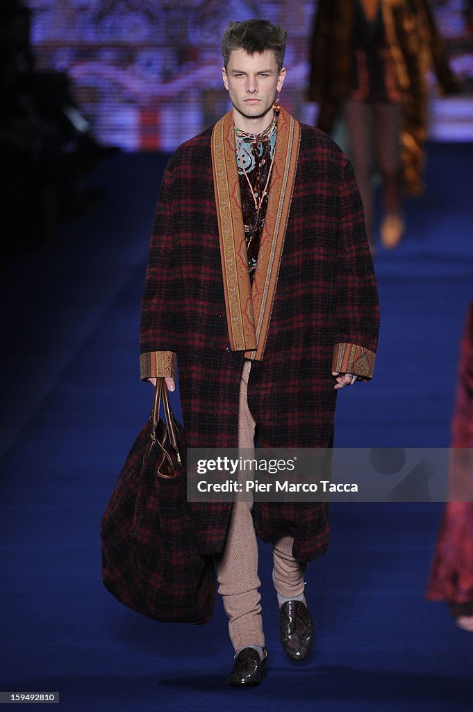 Etro - Runway - Milan Fashion Week Menswear Autumn/Winter 2013