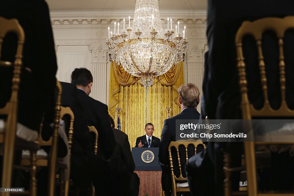 President Obama Holds Final News Conference Of First Term