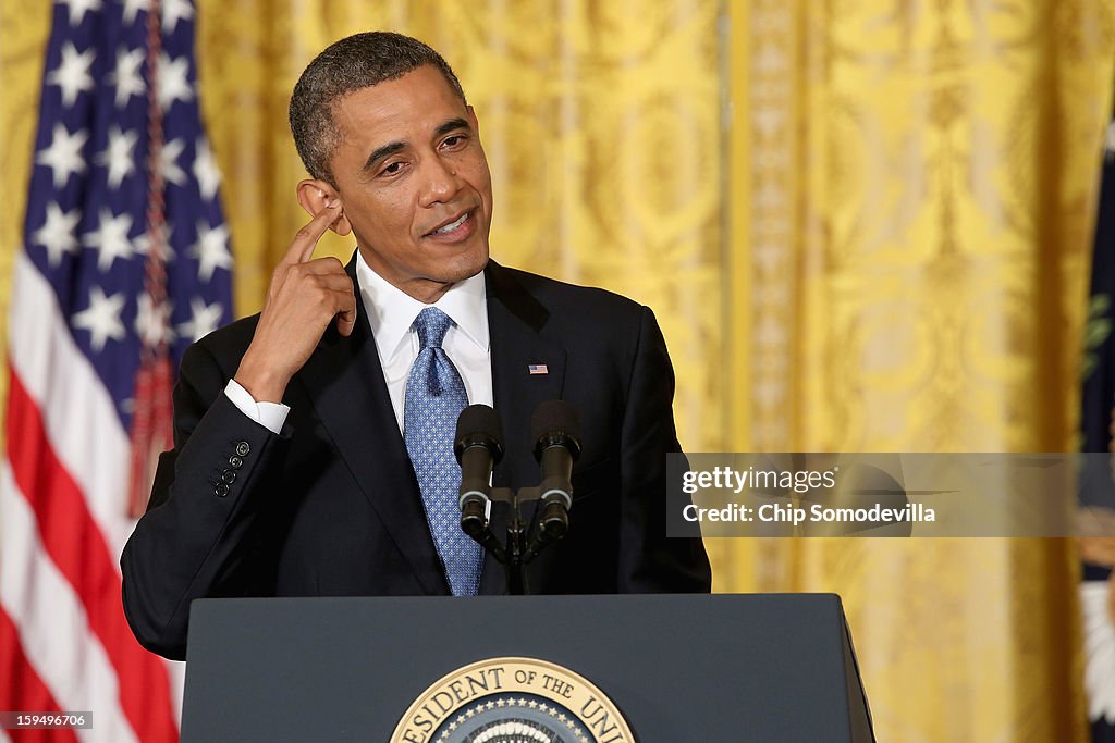 President Obama Holds Final News Conference Of First Term