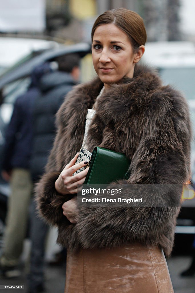 Street Style - Milan Fashion Week Menswear Autumn/Winter 2013