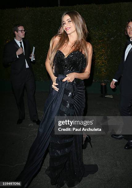 Actress Sofia Vergara attends the FOX after party for the 70th Golden Globes award show at The Beverly Hilton Hotel on January 13, 2013 in Beverly...